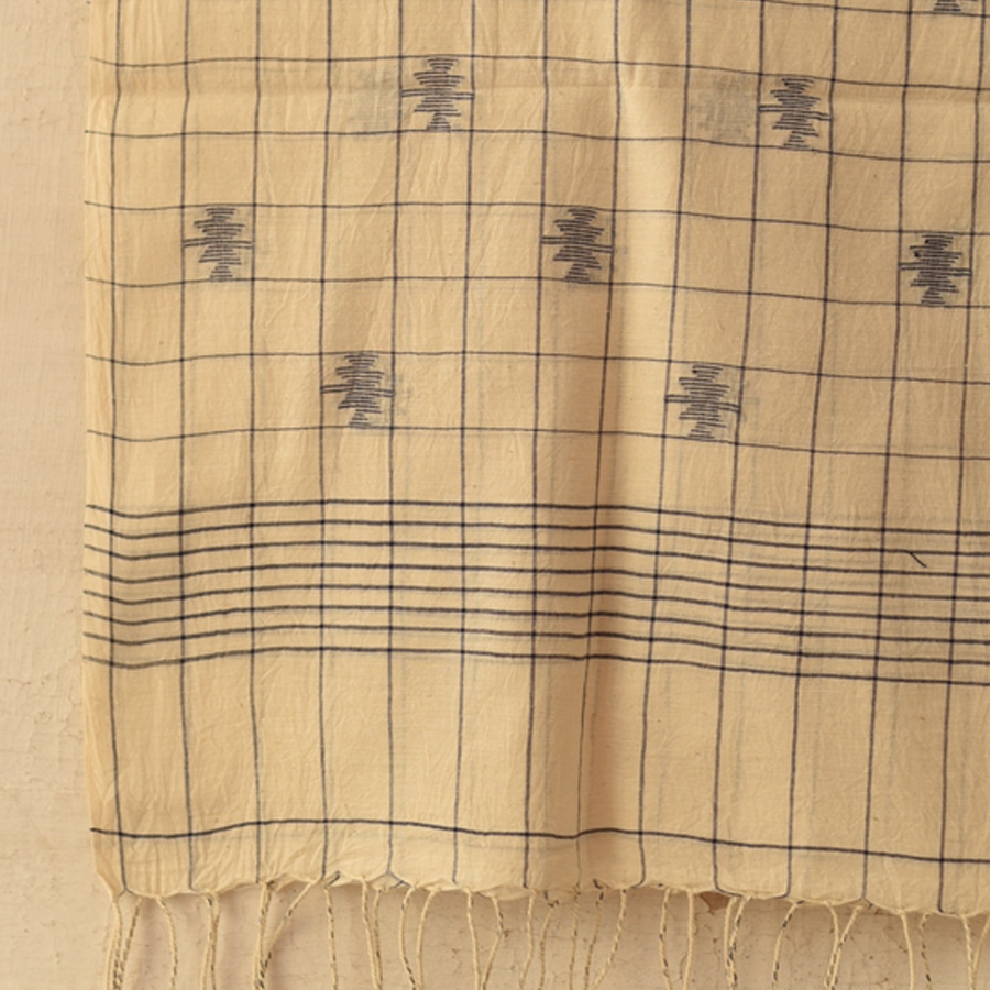 shop Handloom Soft Cotton Jamdani Stole