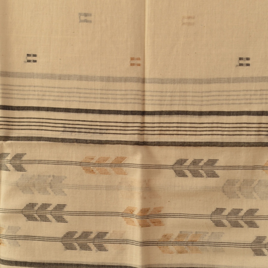 shop Handloom Soft Cotton Jamdani Stole
