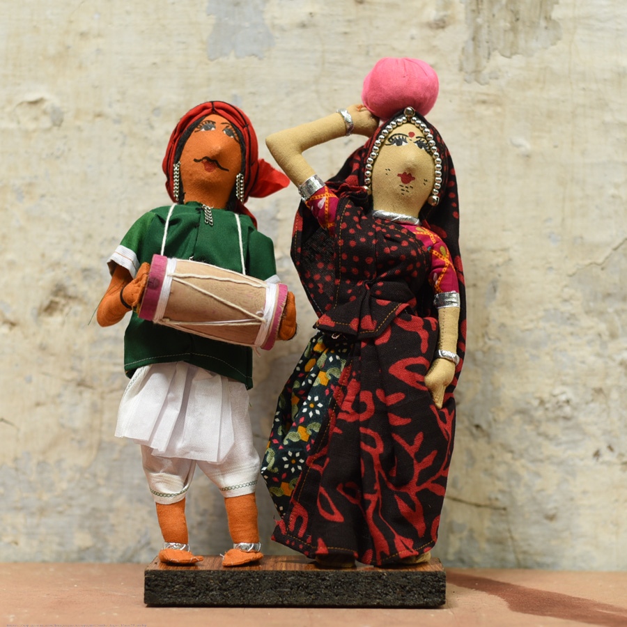 Buy Jhabua Handmade Fabric Doll (Bhil) - Ship to internationally 