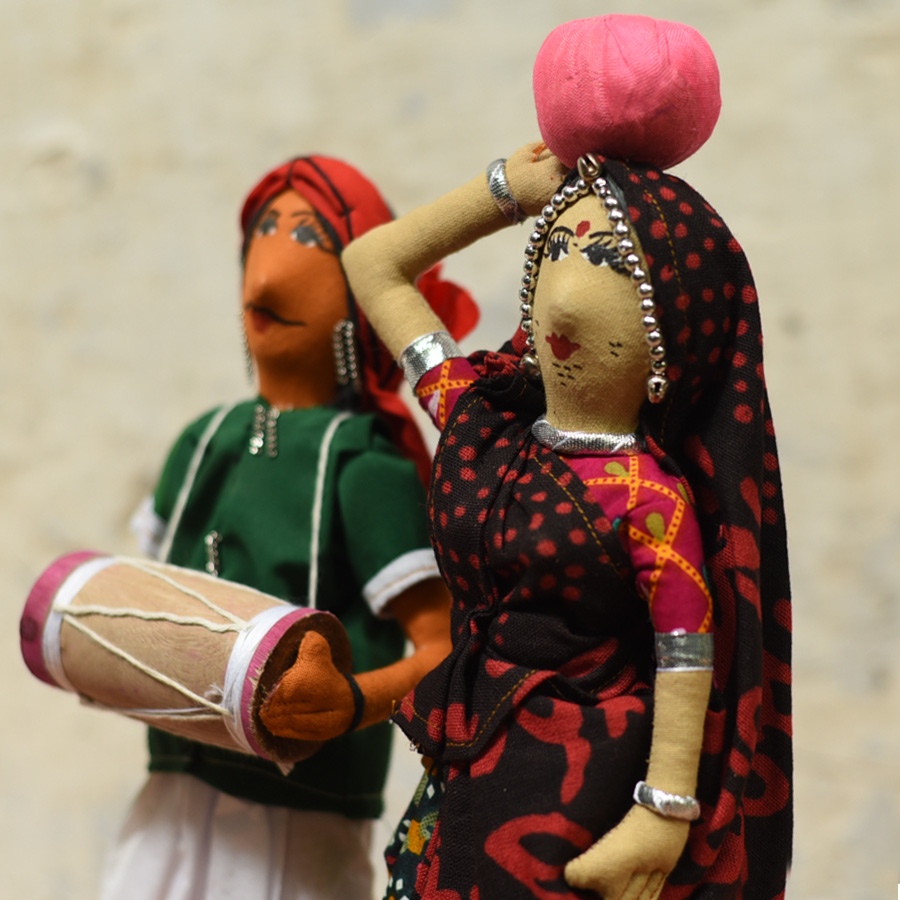 Buy Jhabua Handmade Fabric Doll (Bhil) - Ship to internationally 