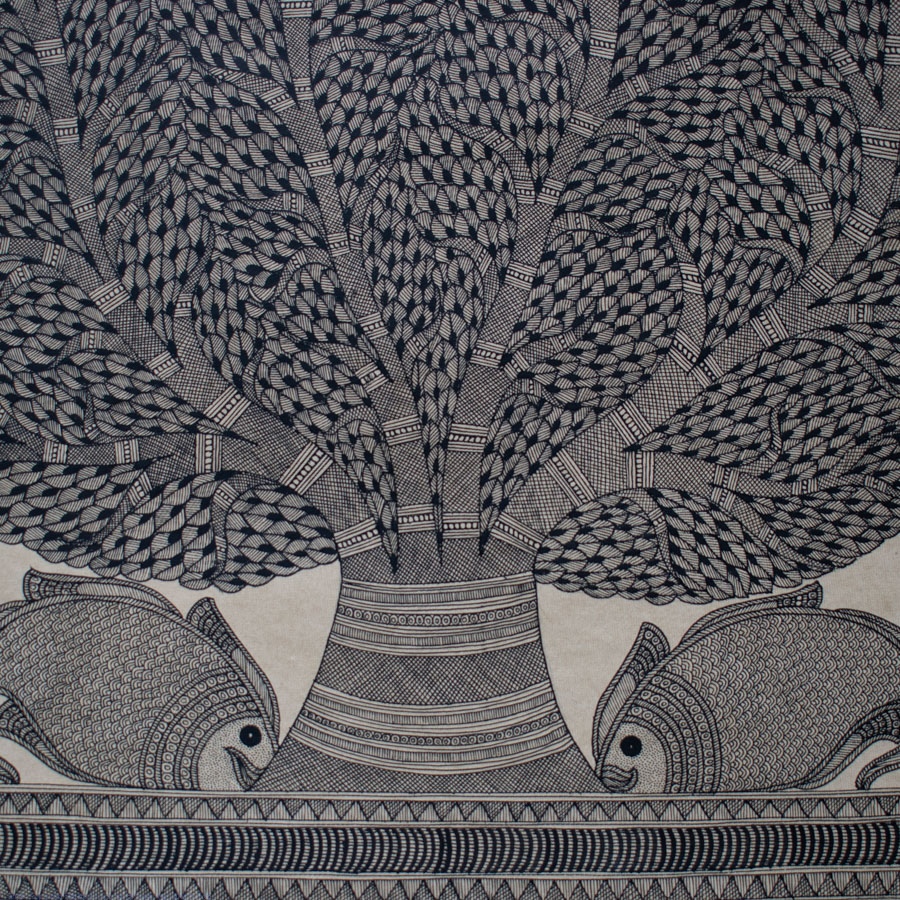 shop Madhubnai Painting- Kalp Vriksh