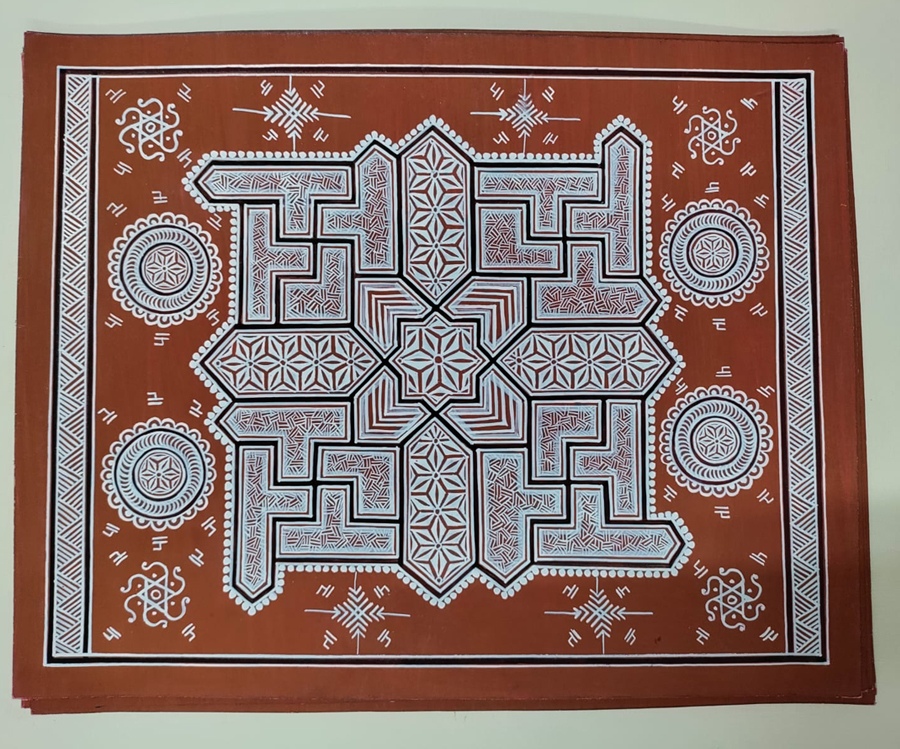 shop Mandana Art - Painting -  Four Swastik