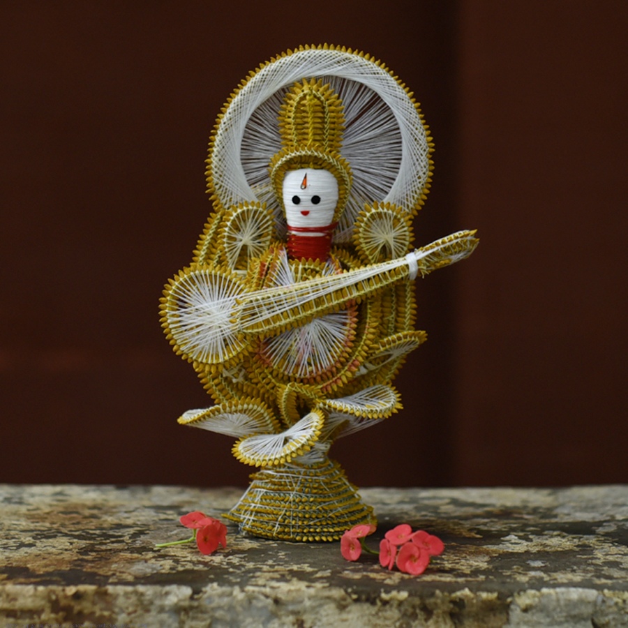 Shop Handmade dhaan murti - Paddy Craft | Saraswati  