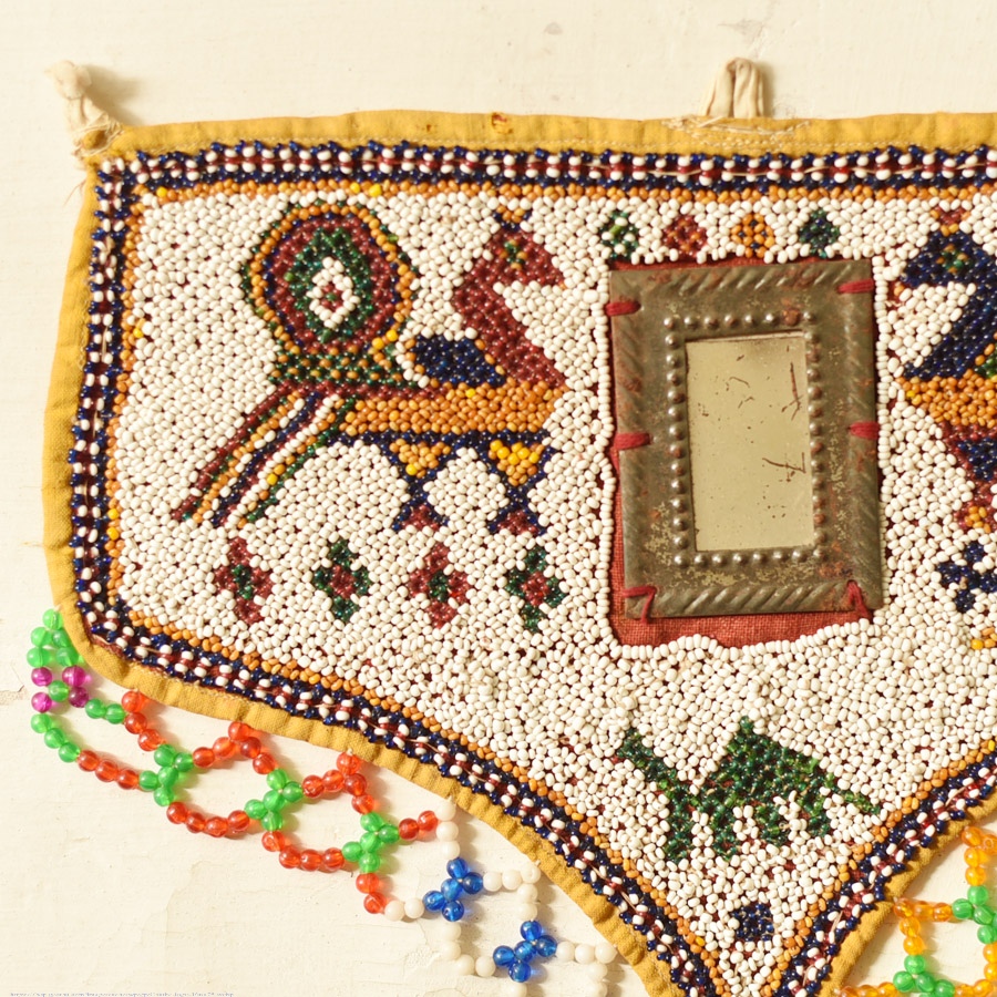 Saurashtra Bead Work - Old & Antique Wall Hanging / Chakda