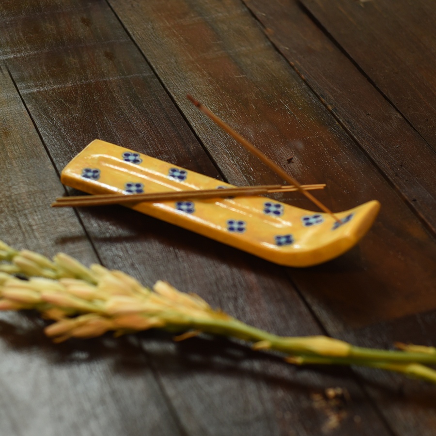 Shop Rajnigandha + Gulabari + Kesariya ~ Incense Sticks Handcrafted With Natural Herbs ( Set of Three )