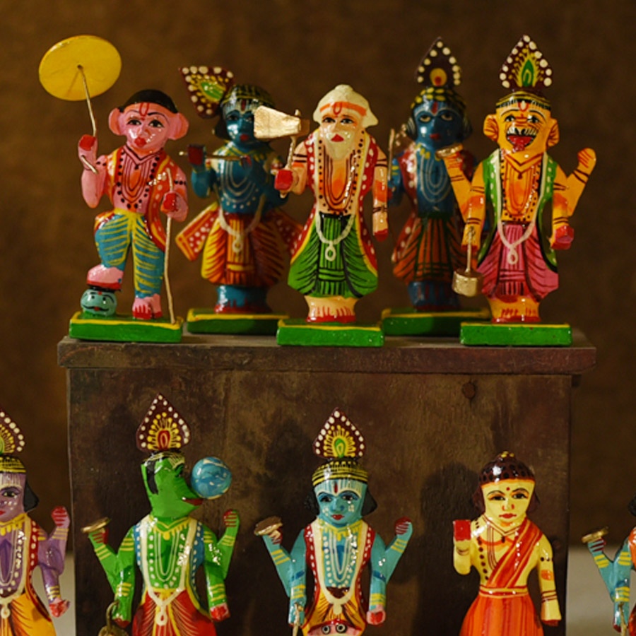 shop Handmade Wooden toy - Dasha Avatar (Set of Ten)