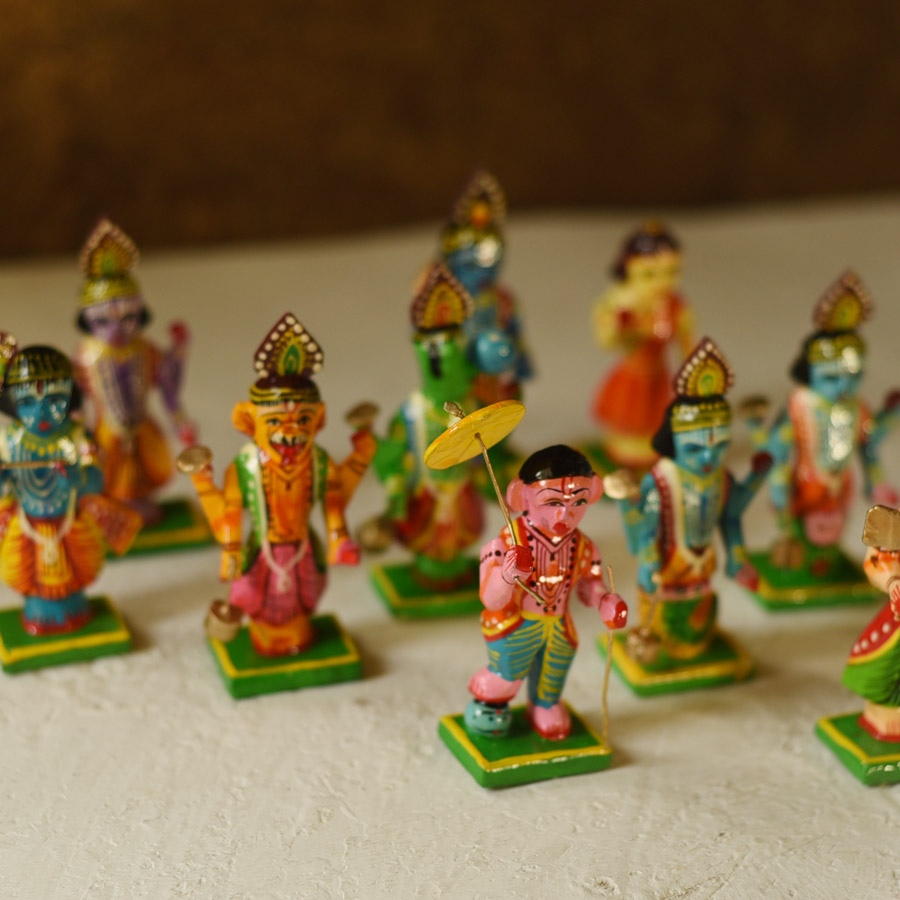 shop Handmade Wooden toy - Dasha Avatar (Set of Ten)