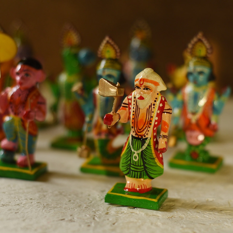 shop Handmade Wooden toy - Dasha Avatar (Set of Ten)