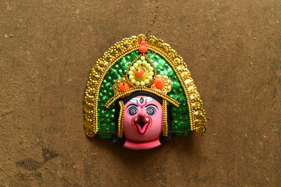 shop Handmade Paper Mache Chhau Mask - ganesha