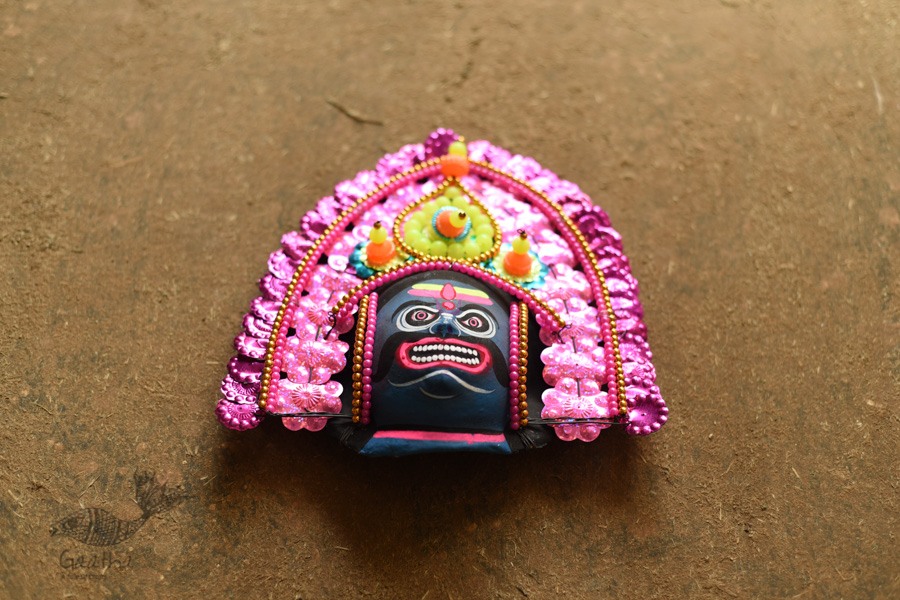 shop Handmade Paper Mache Chhau Mask - Raavan