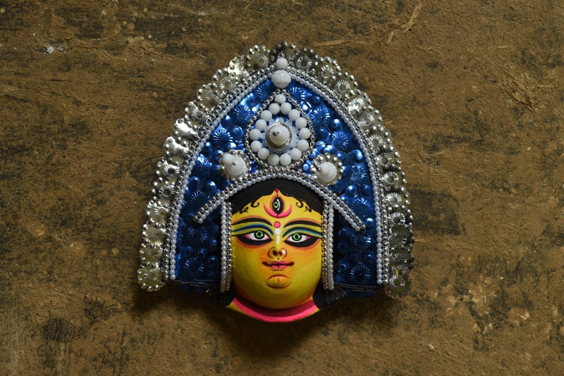 shop handmade chhau mask from bangal - Durga