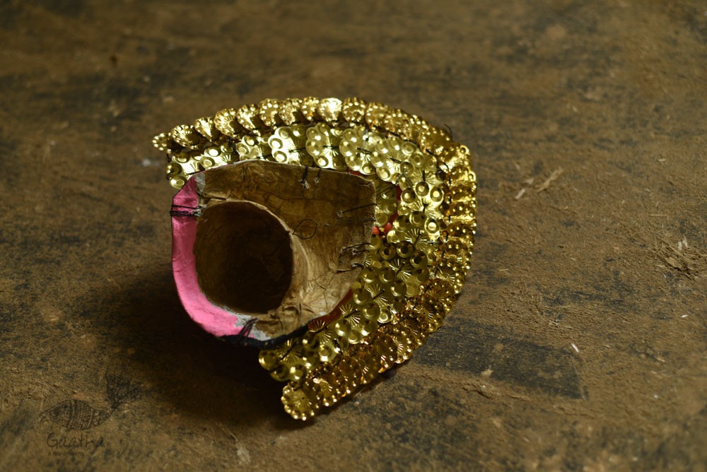shop handmade chhau mask from bangal - ganesh