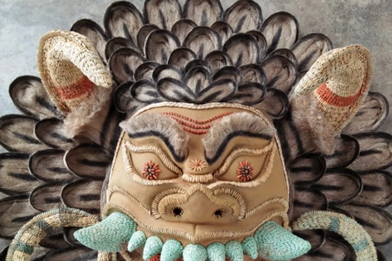 shop handmade Seeds chhau mask from bangal - Asura