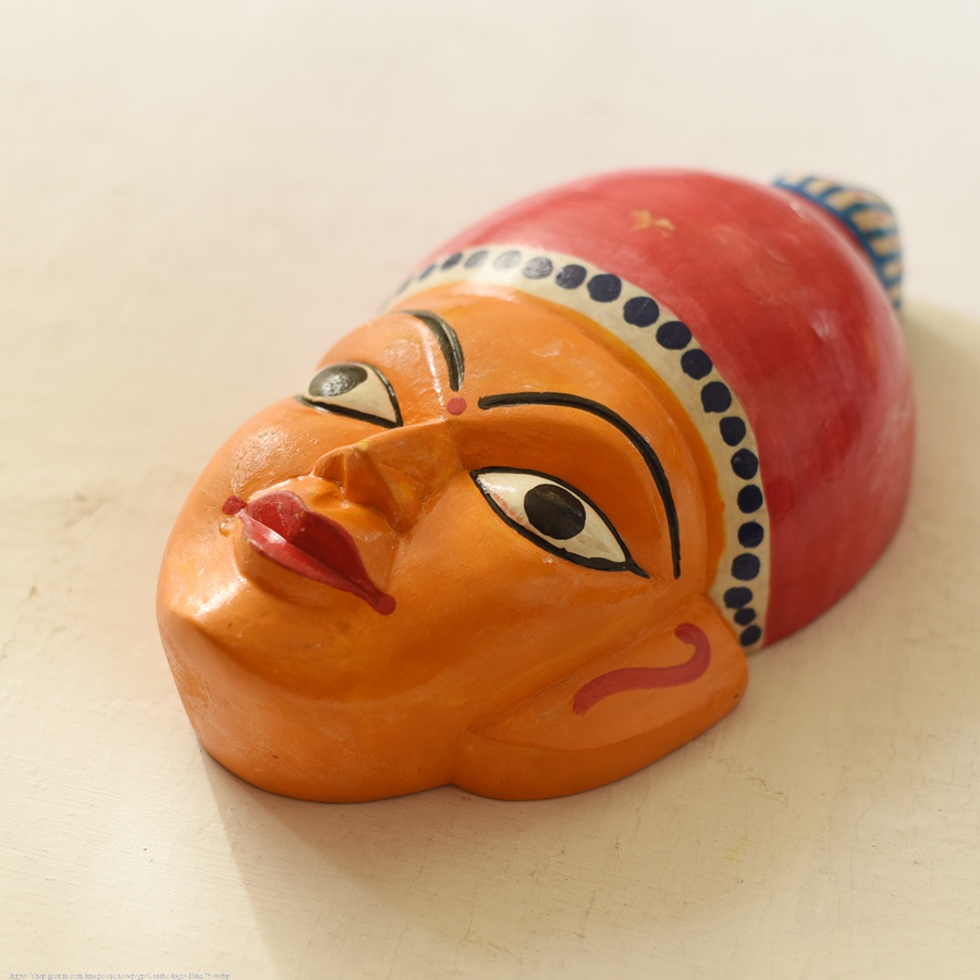 shop handmade wooden mask - Meera