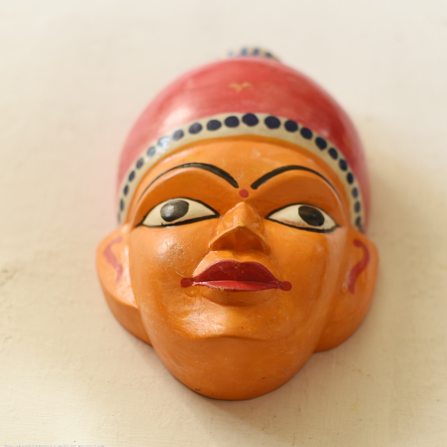 shop handmade wooden mask - Meera