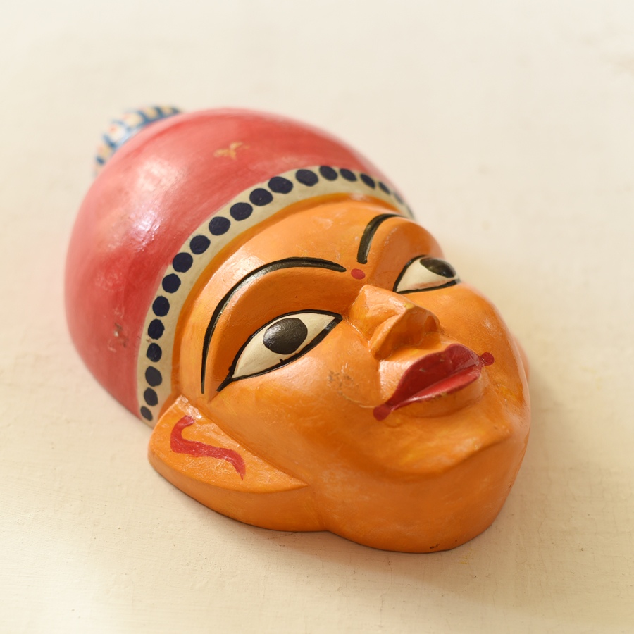 shop handmade wooden mask - Meera