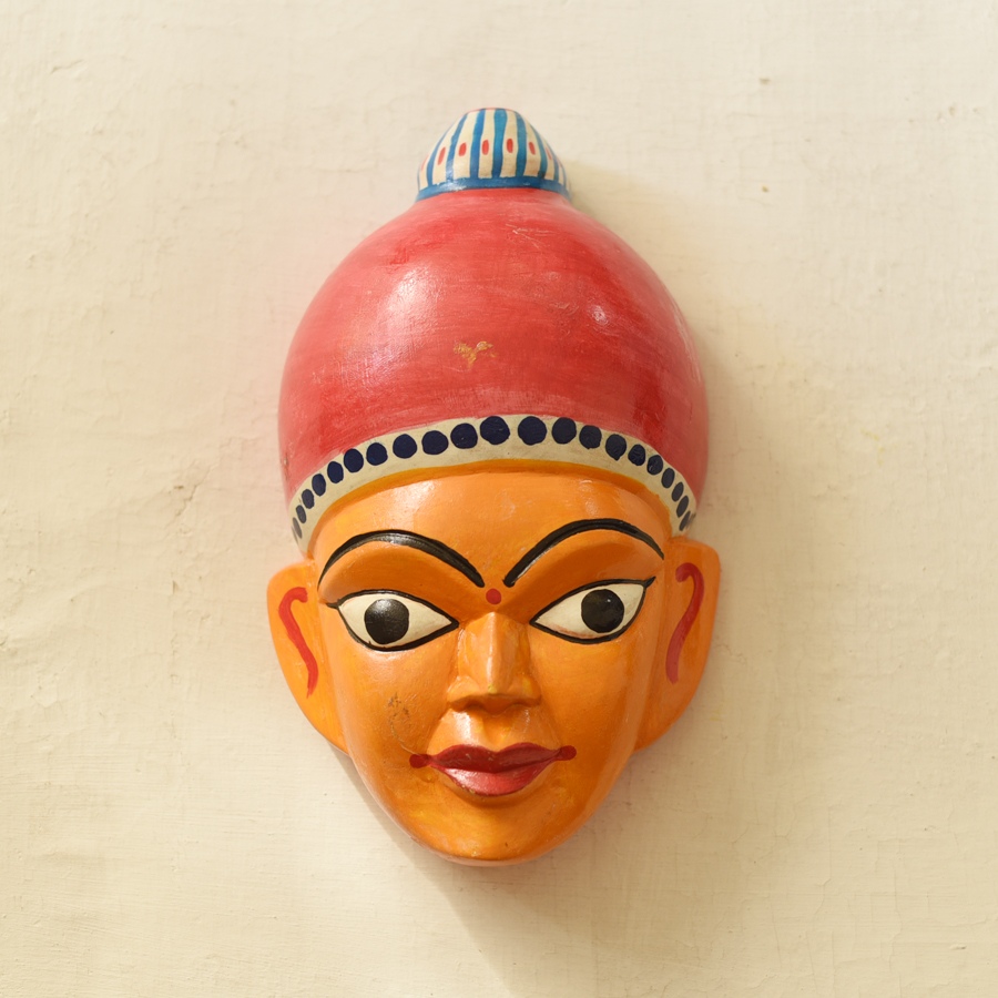 shop handmade wooden mask - Meera