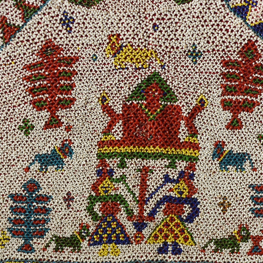 Saurashtra Region Beaded Old & Antique Wall Hanging