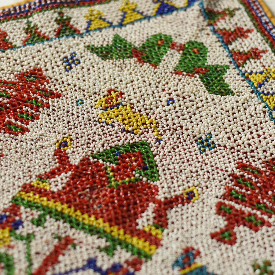Saurashtra Region Beaded Old & Antique Wall Hanging