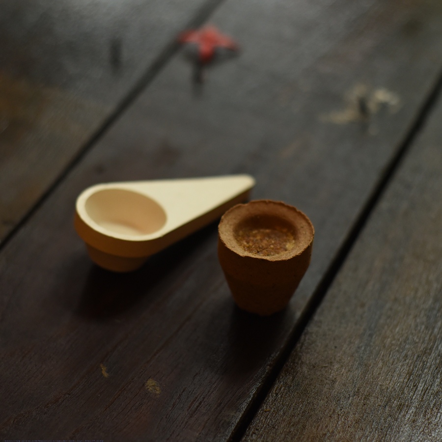 Shop Hawan Guggal + Loban Guggal ~ Incense Cups ( Set of Two) 