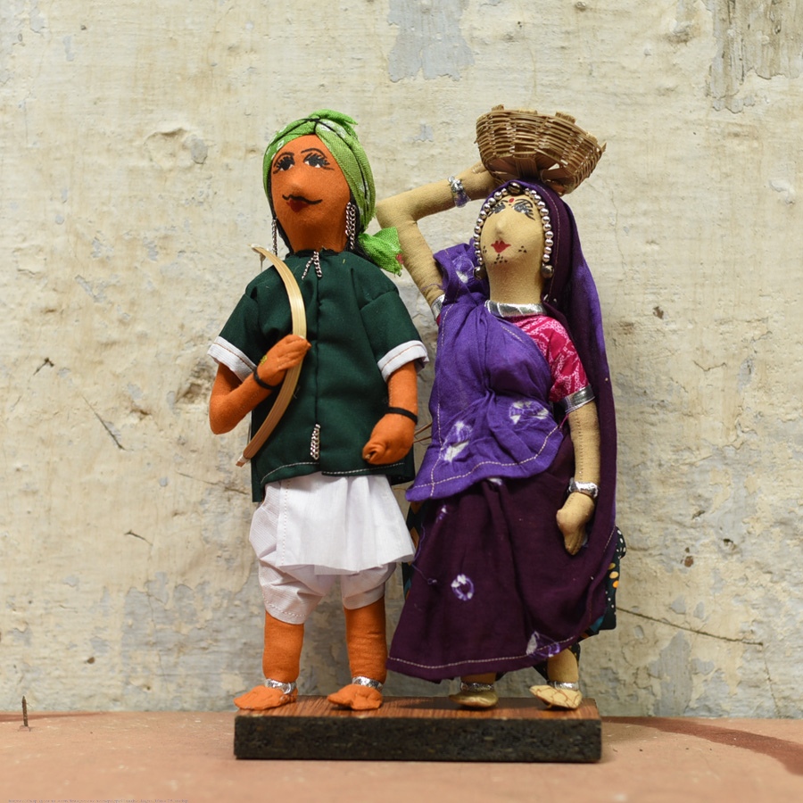 Buy Jhabua Handmade Fabric Doll (Bhil) - D