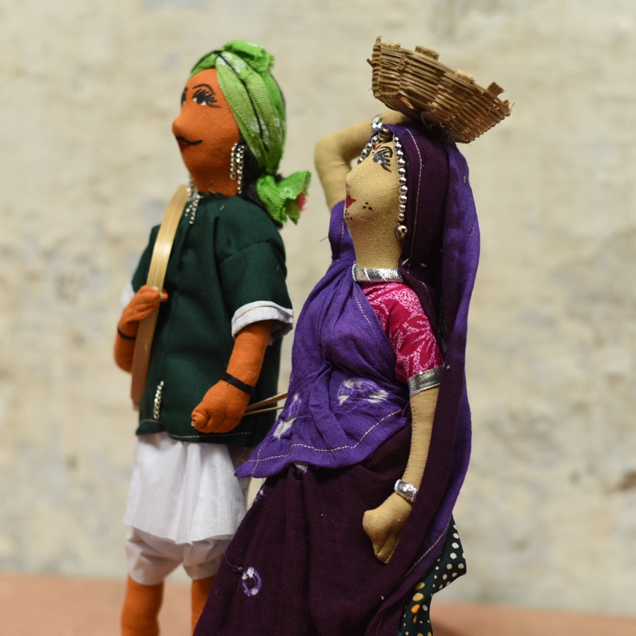 Buy Jhabua Handmade Fabric Doll (Bhil) - D