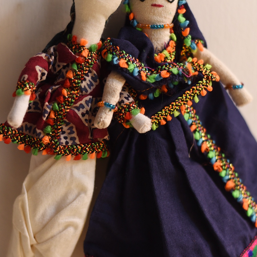 shop Cotton Handmade Doll - Set of Two