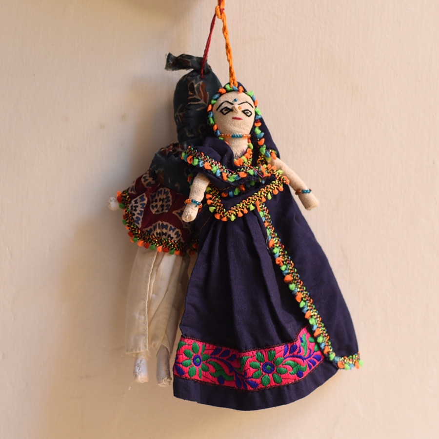 shop Cotton Handmade Doll - Set of Two