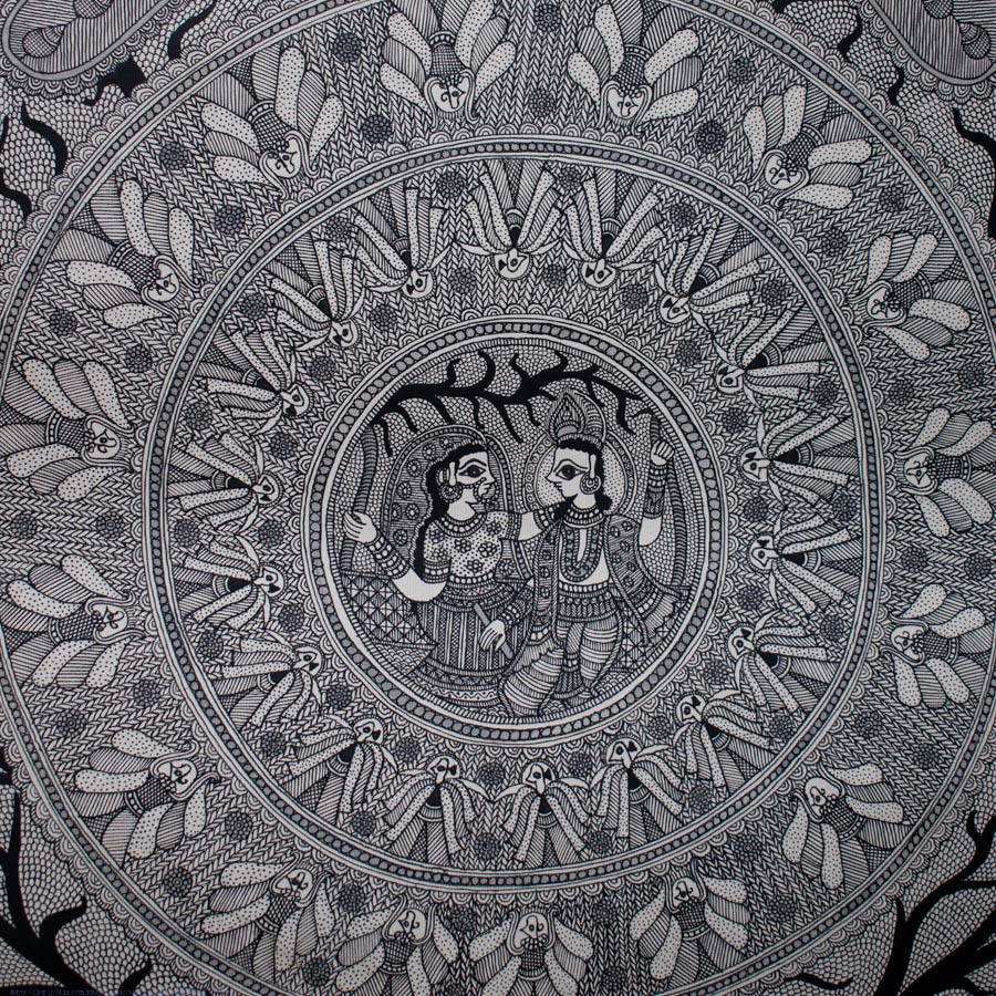 shop Madhubnai Painting- Krishna Raas