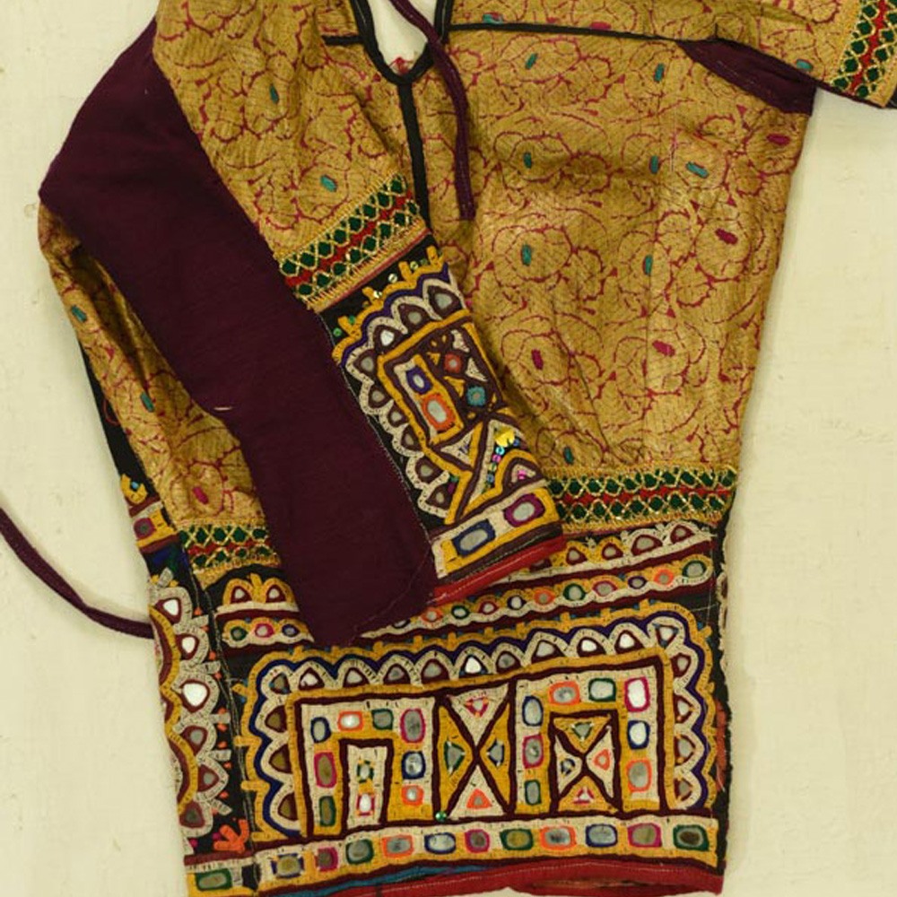 Hand Embroidered Kutchi Old Blouse