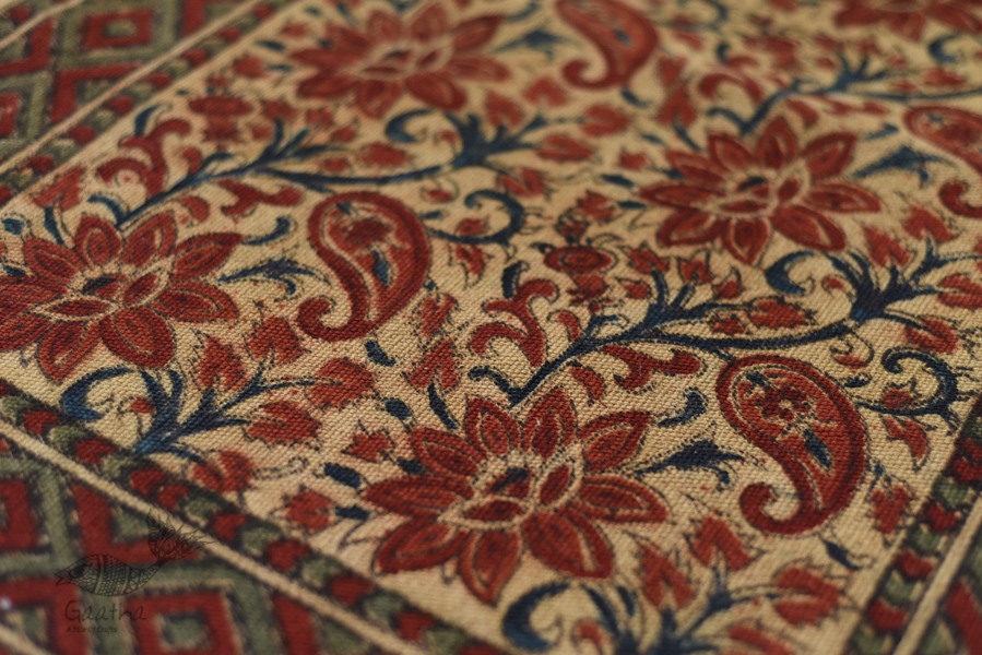 Kalamkari Natural color Durri ( 2 X 6 ) - B