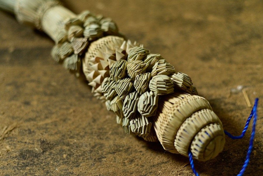 decorative handmade date leaves broom - wall handing 