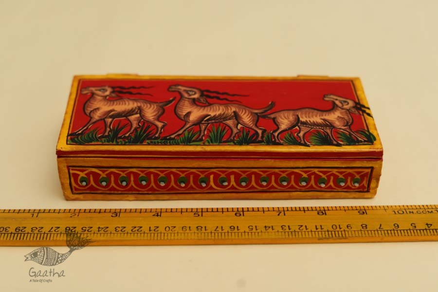 Wooden box ☀  Deer - 140