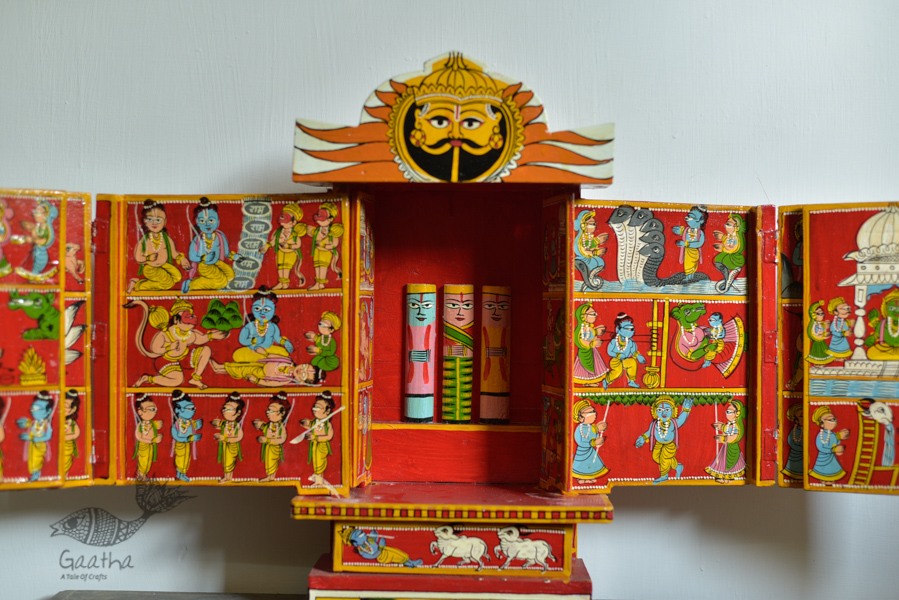 shop story telling wooden shine kaavad