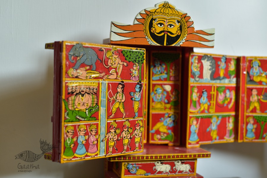 shop story telling wooden shine kaavad