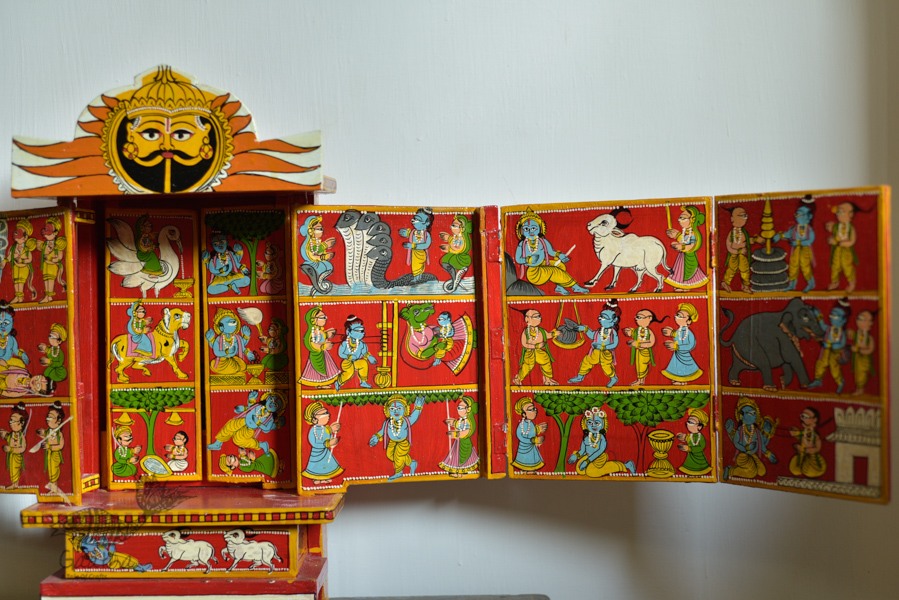 shop story telling wooden shine kaavad