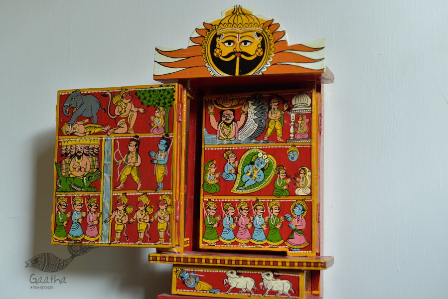 shop story telling wooden shine kaavad