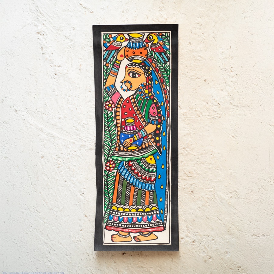 shop Madhubani Painting - radha