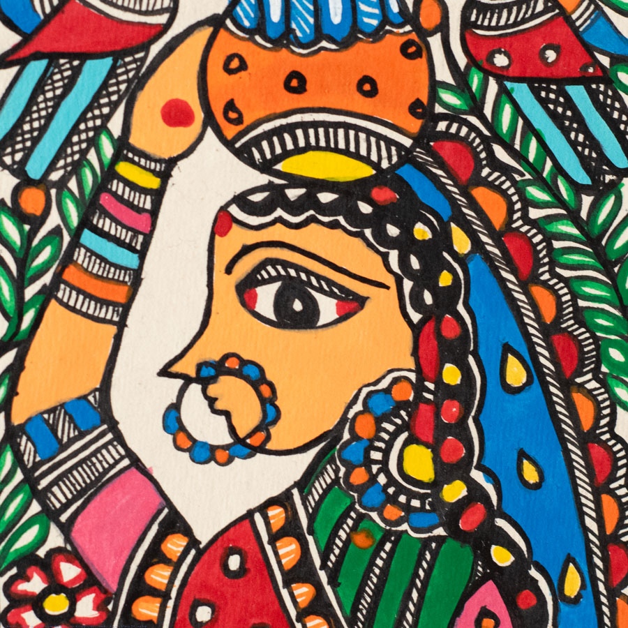 shop Madhubani Painting - radha