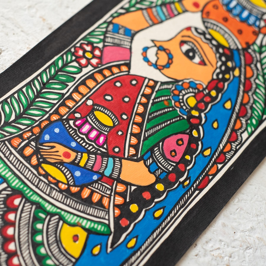 shop Madhubani Painting - radha