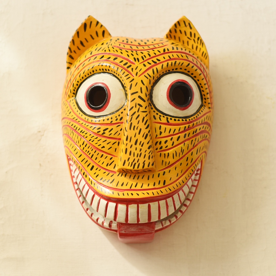 shop handmade wooden mask - 