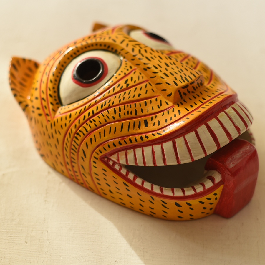 shop handmade wooden mask - 