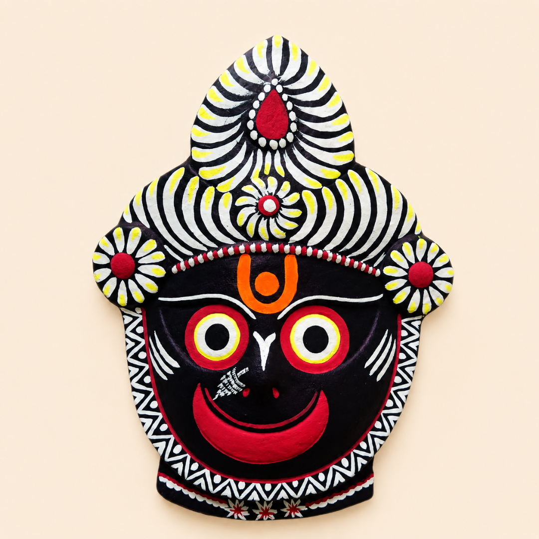 shop Handmade Paper Mache Chhau Mask - Jagannath 