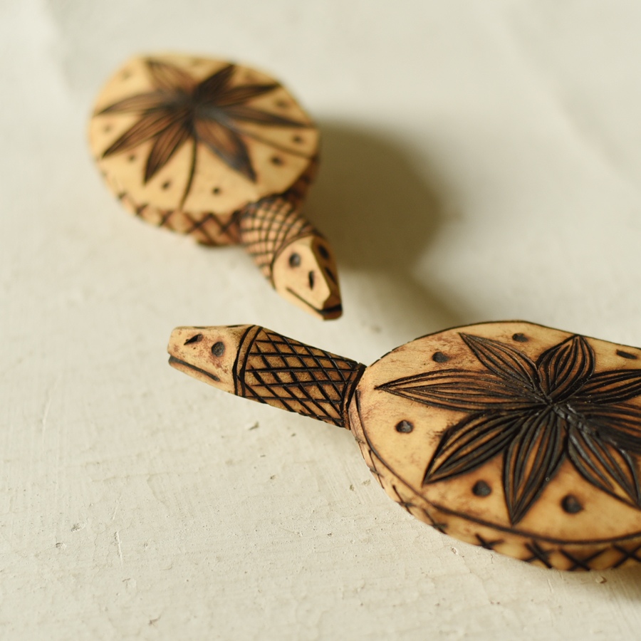 shop Rustic Handmade Wood Burning Art - Turtles 