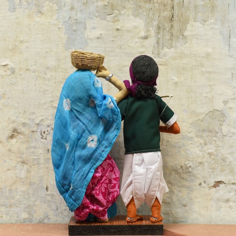 Buy Jhabua Handmade Fabric Doll (Bhil) - E