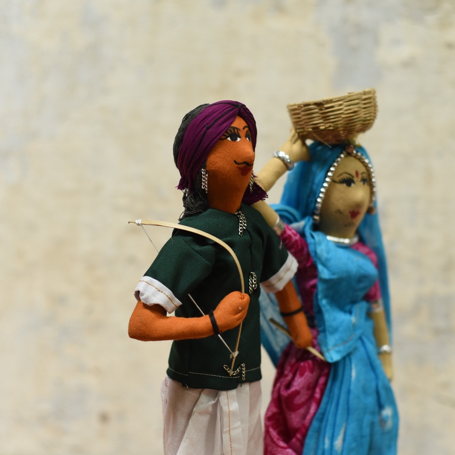 Buy Jhabua Handmade Fabric Doll (Bhil) - E