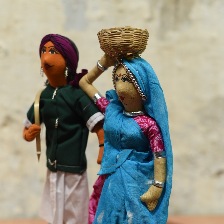 Buy Jhabua Handmade Fabric Doll (Bhil) - E