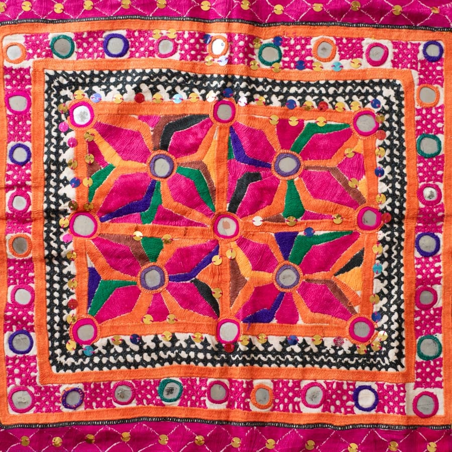 Hand Rabari Embroidery - Kutchi Old Piece