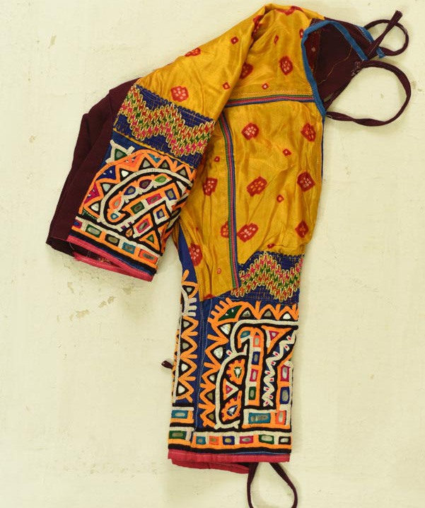 Old Embroidered Rabari Blouse