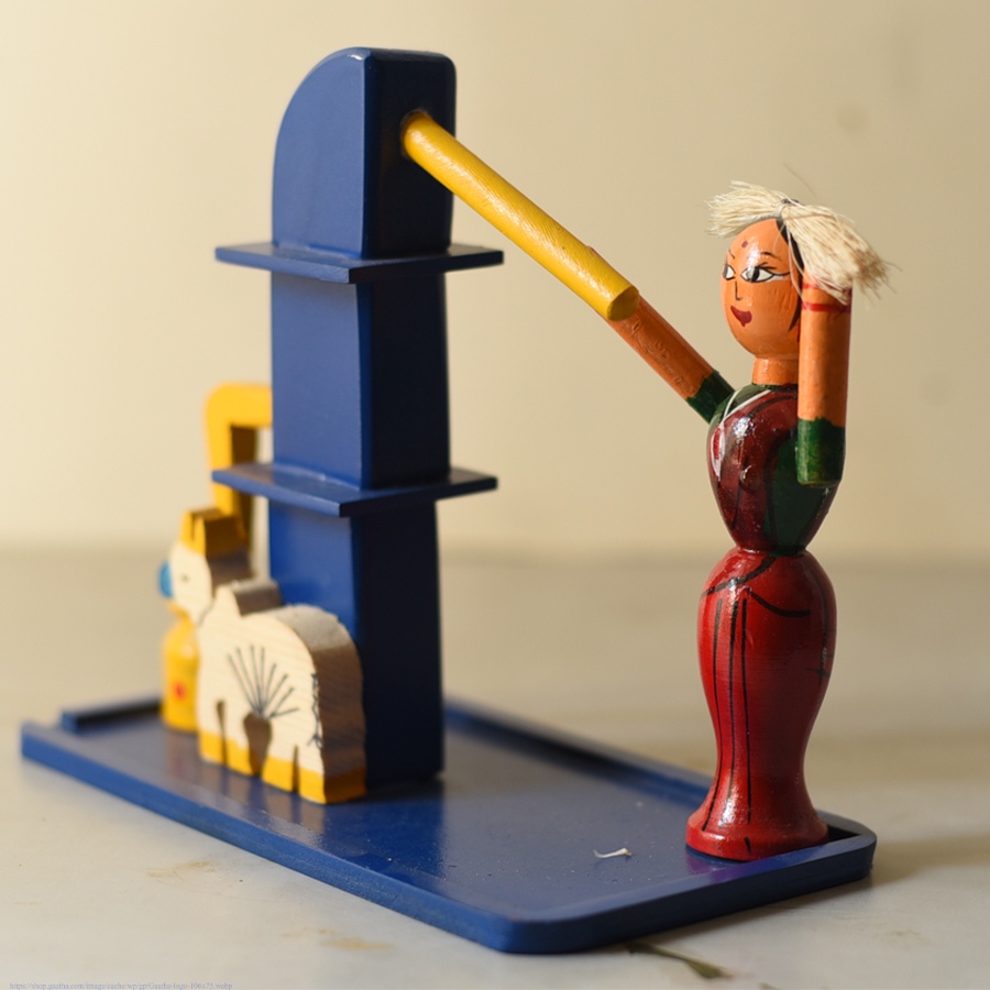 Shop Handmade Wooden toy - Hand Pump